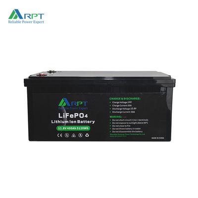 ราคาดี 12.8V 400Ah LiFePO4 แทนกรด鉛 8000 จังหวะ แบตเตอรี่ลิธีโอแคมเปอร์ ออนไลน์